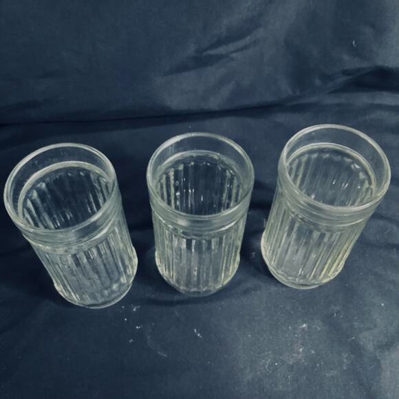 Vintage Anchor Hocking Line Lites Highball Glass - Picture 2 of 3